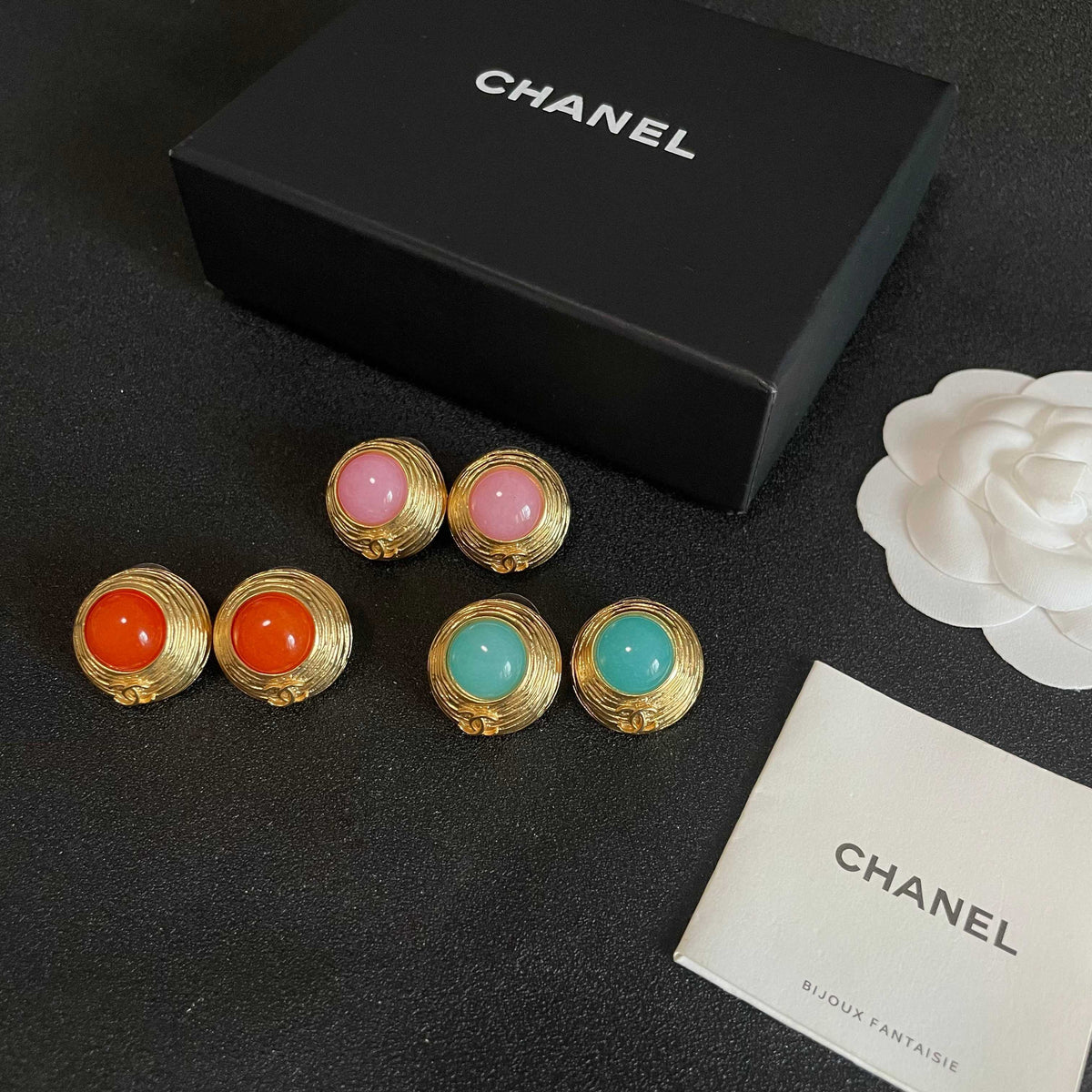 Chanel Interlocking C Stud Earrings - album image 5