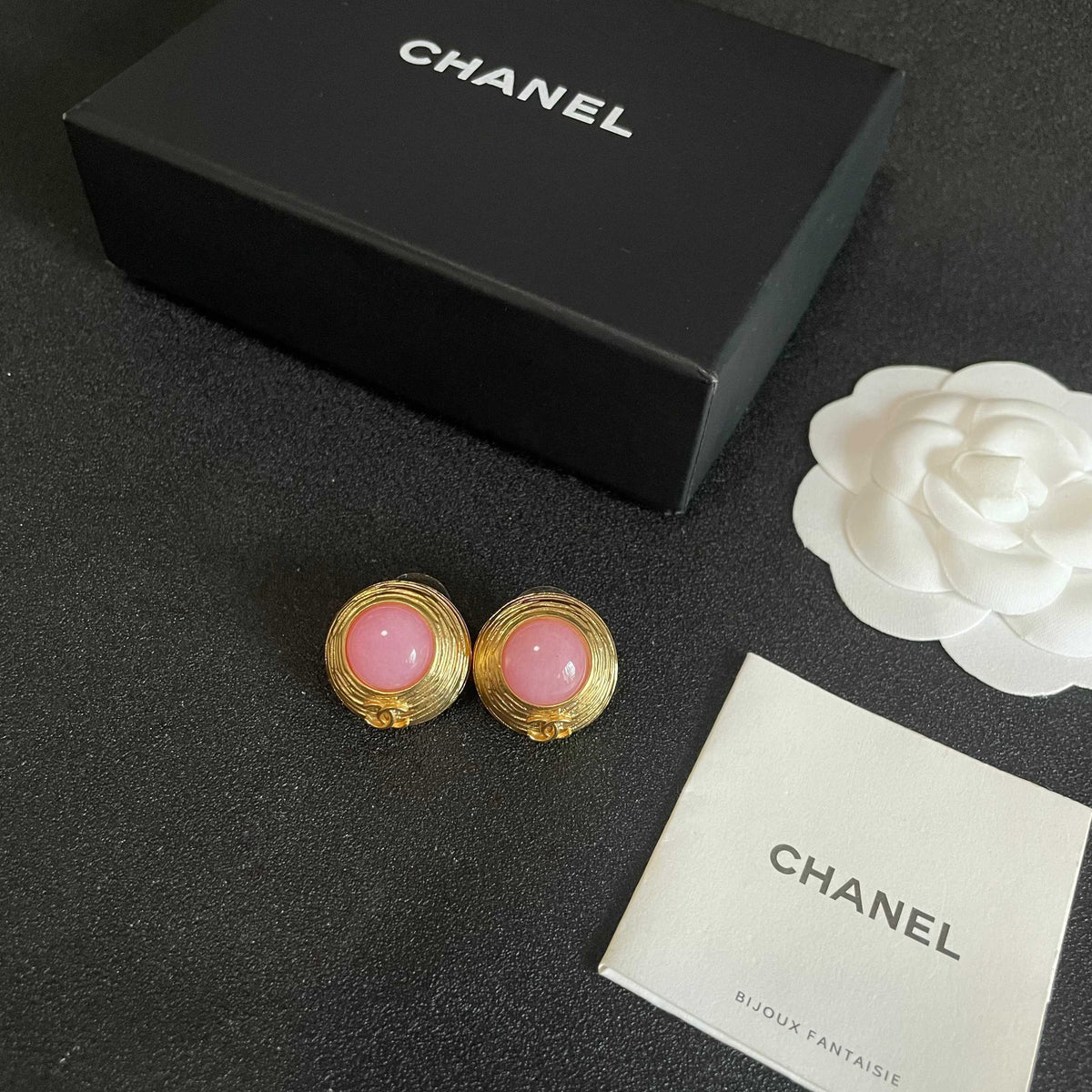 Chanel Interlocking C Stud Earrings - album image 5