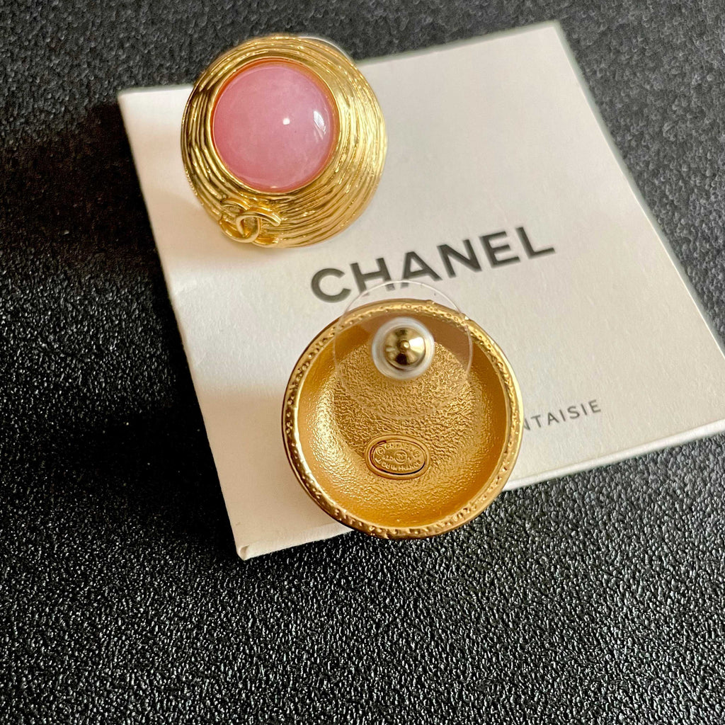 Chanel Interlocking C Stud Earrings - album image 7