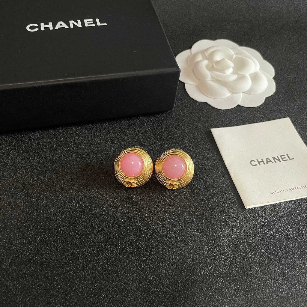 Chanel Interlocking C Stud Earrings - album image 6