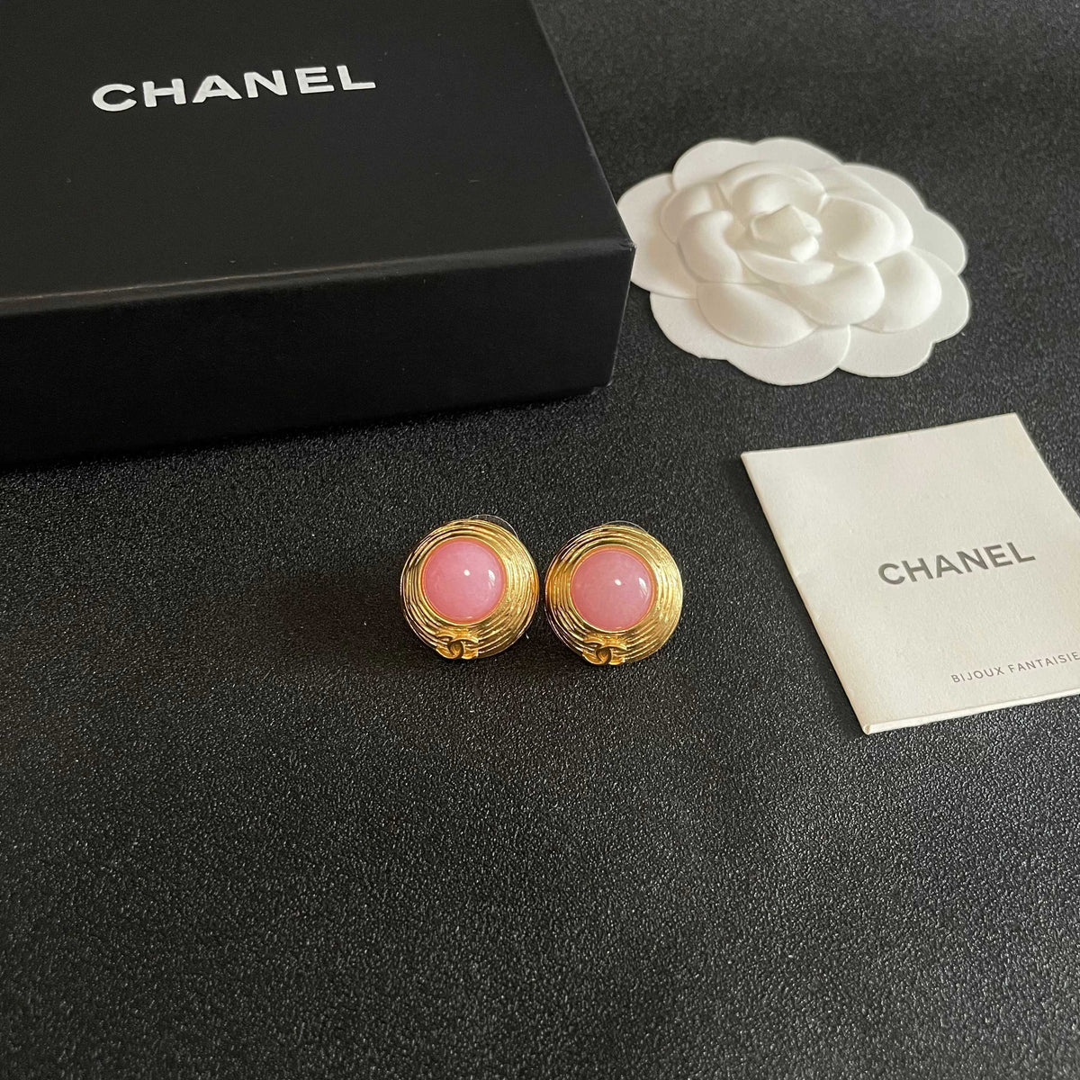 Chanel Interlocking C Stud Earrings - album image 6
