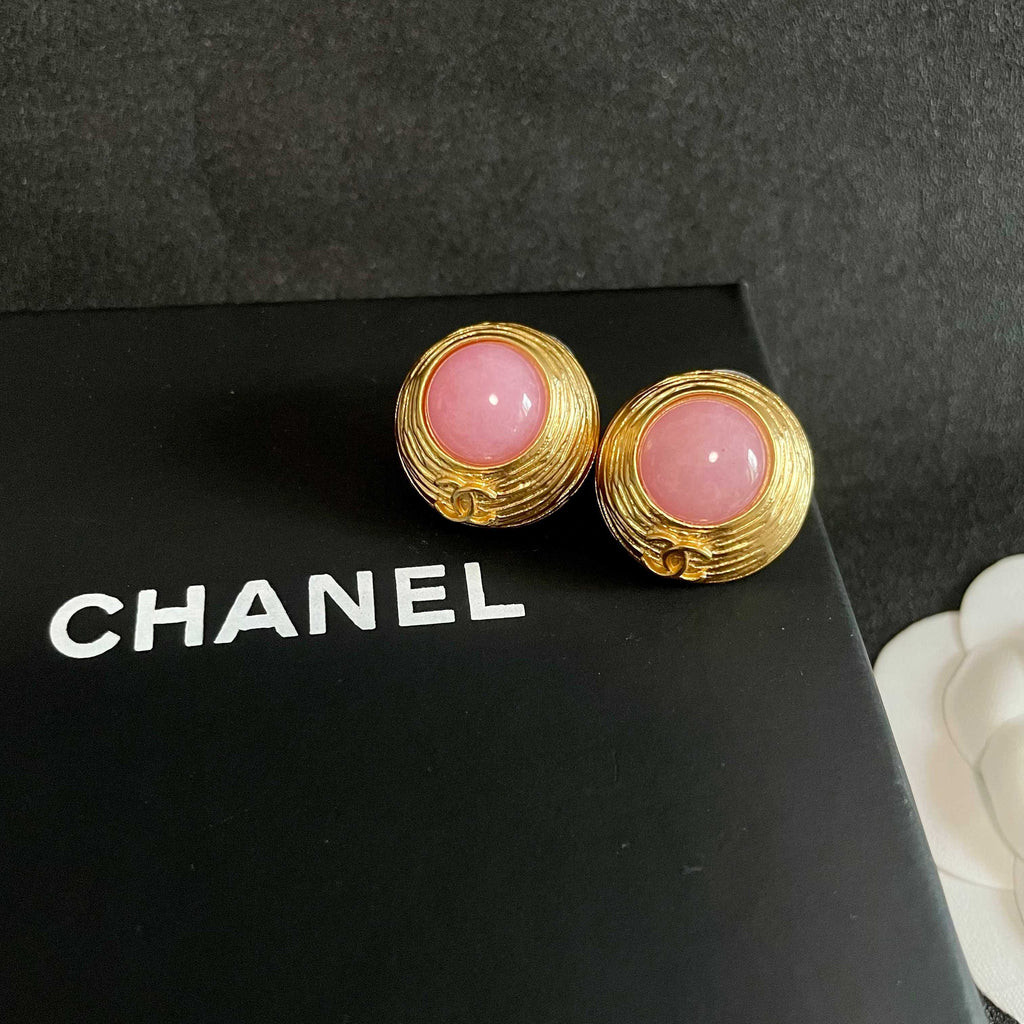 Chanel Interlocking C Stud Earrings - album image 9