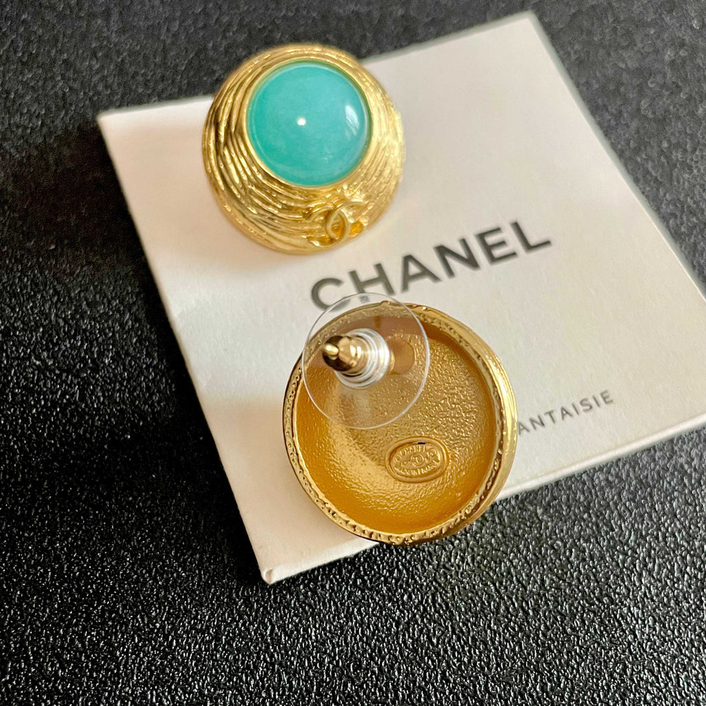 Chanel Interlocking C Stud Earrings - album image 7