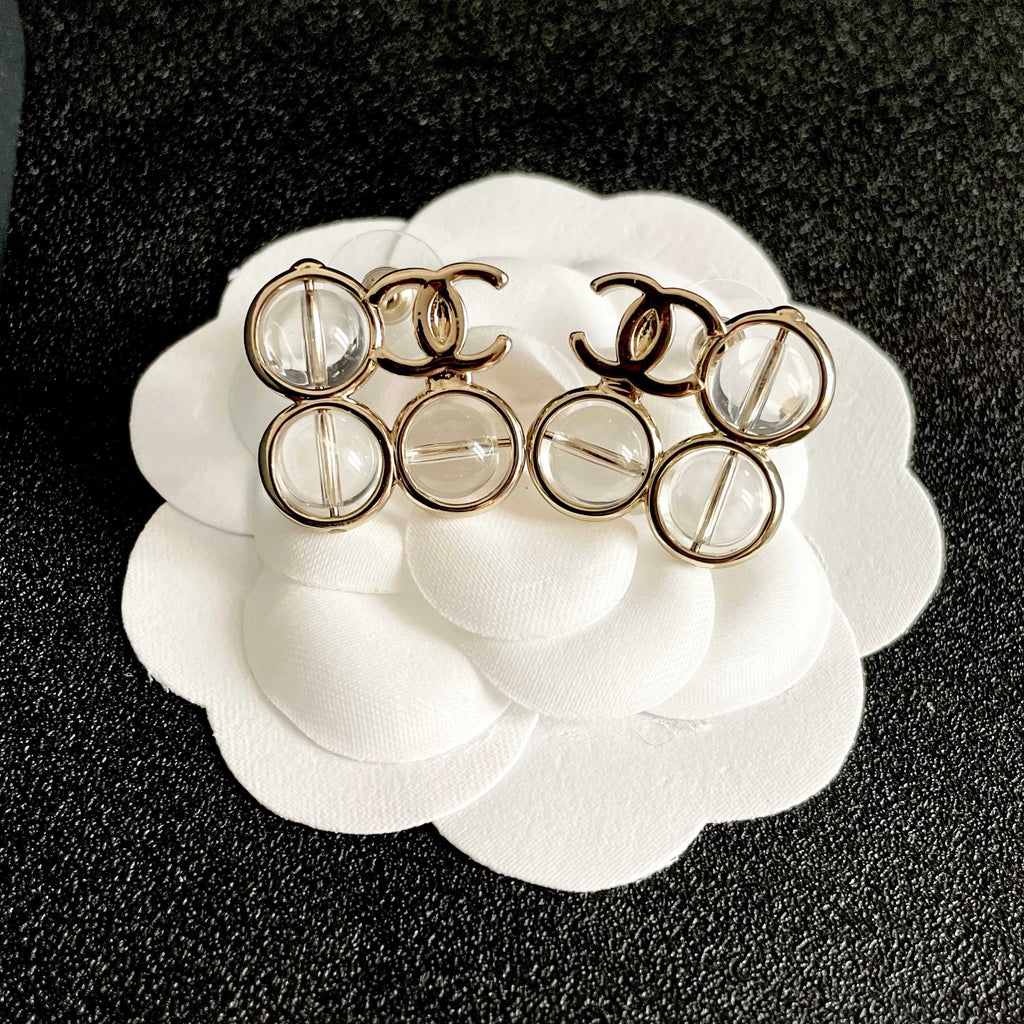 Chanel Interlocking C Stud Earrings - album image 8