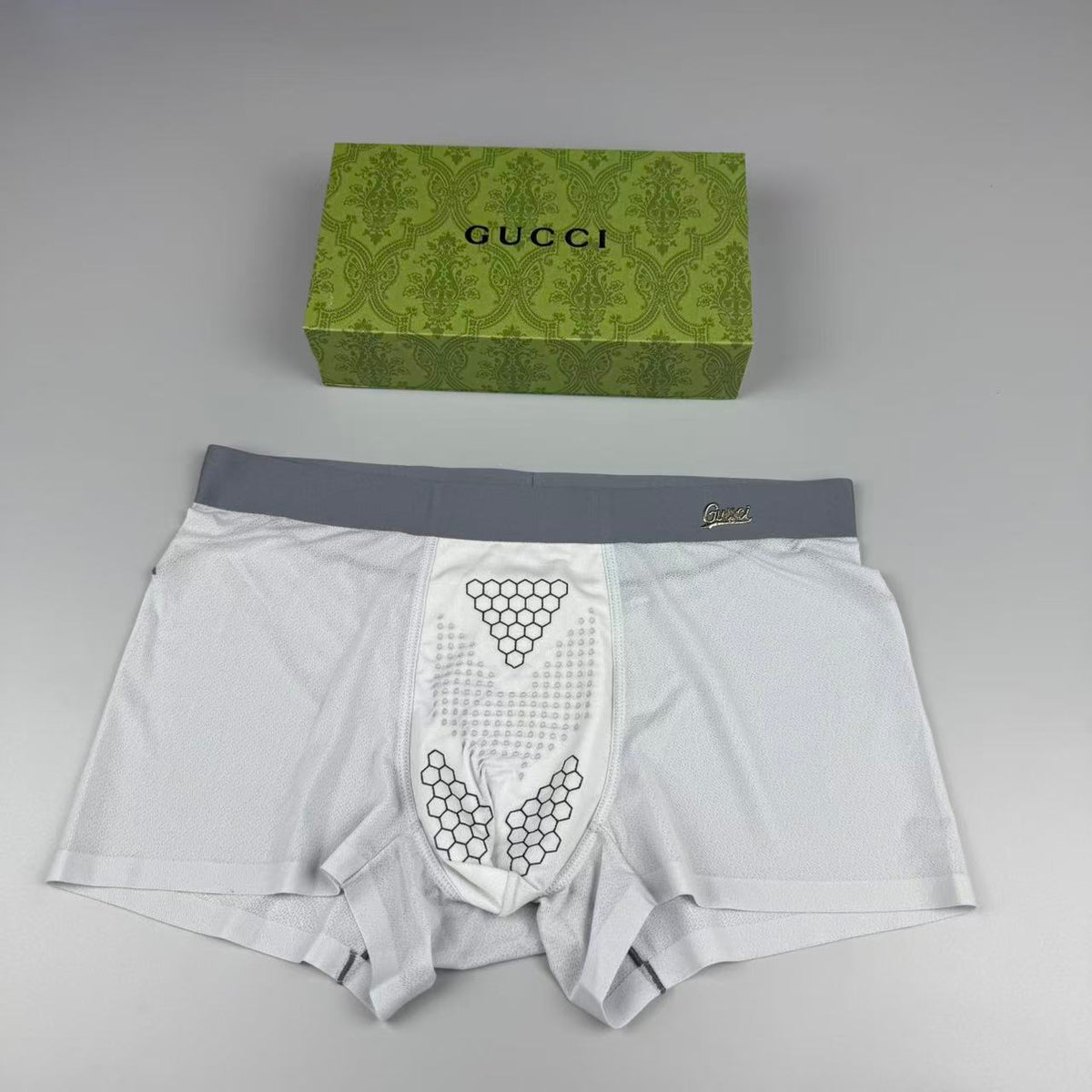 Gucci Boxer Briefs with textured triangular front panels - image 1