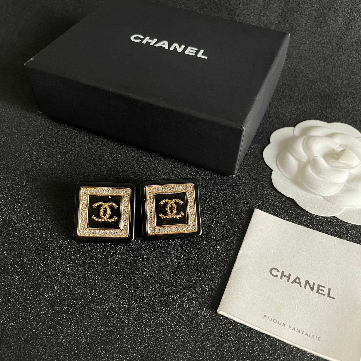 Chanel Interlocking C Stud Earrings - album image 5