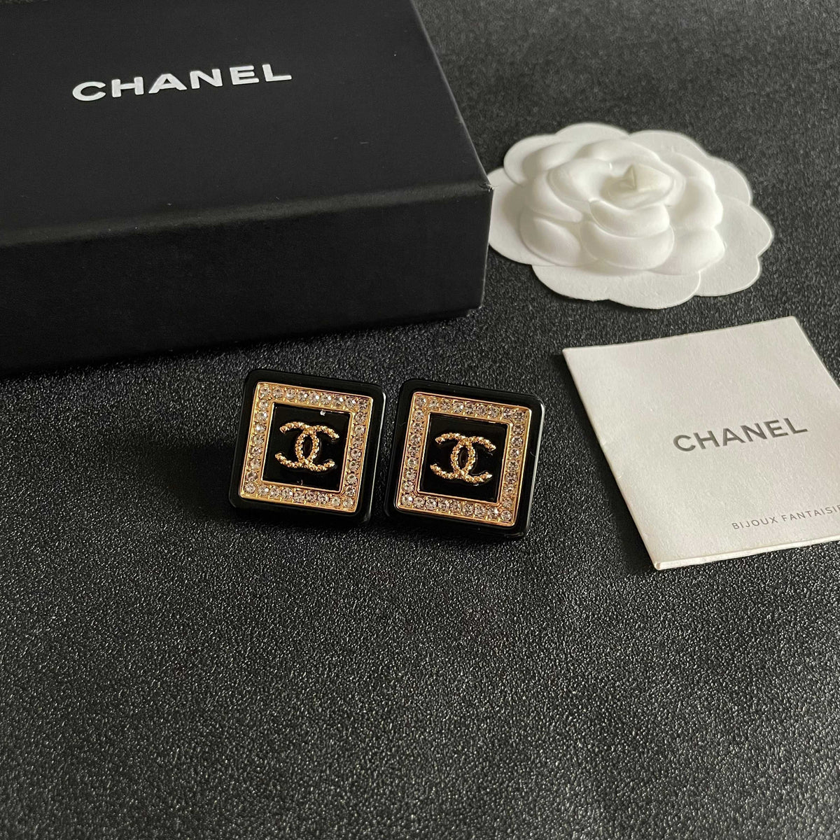 Chanel Interlocking C Stud Earrings - album image 6