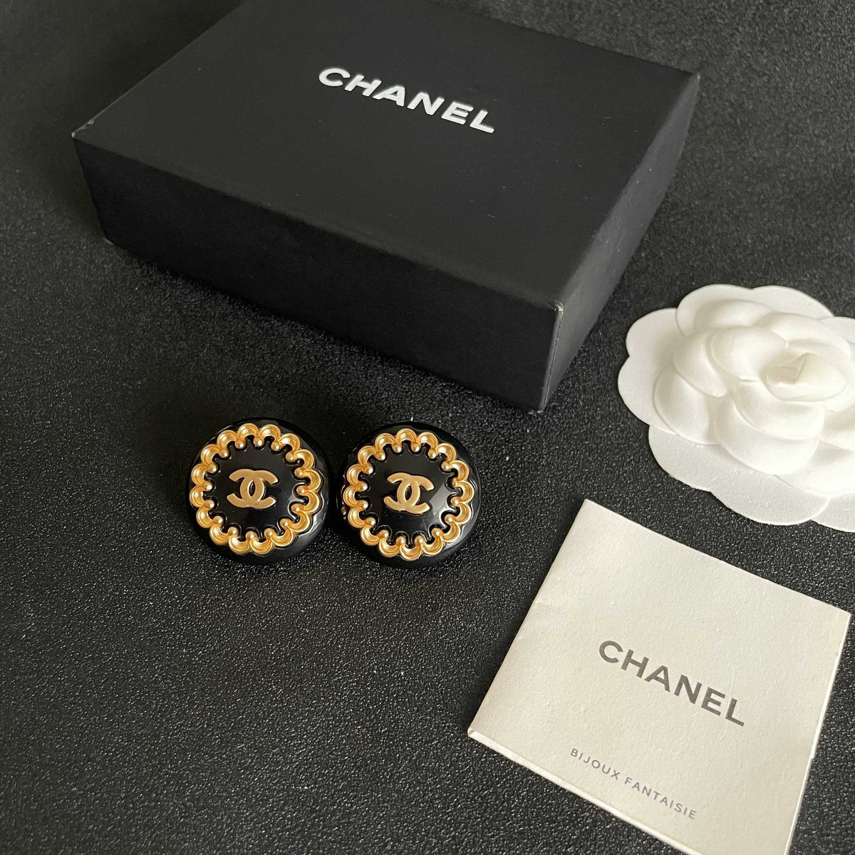 Chanel Interlocking C Stud Earrings - album image 5