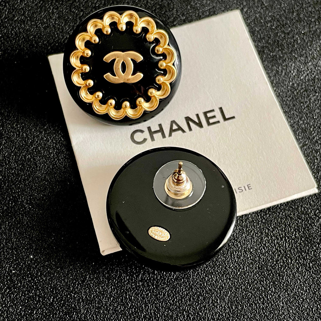 Chanel Interlocking C Stud Earrings - album image 7