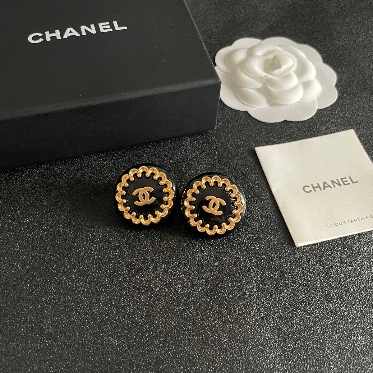 Chanel Interlocking C Stud Earrings - album image 6