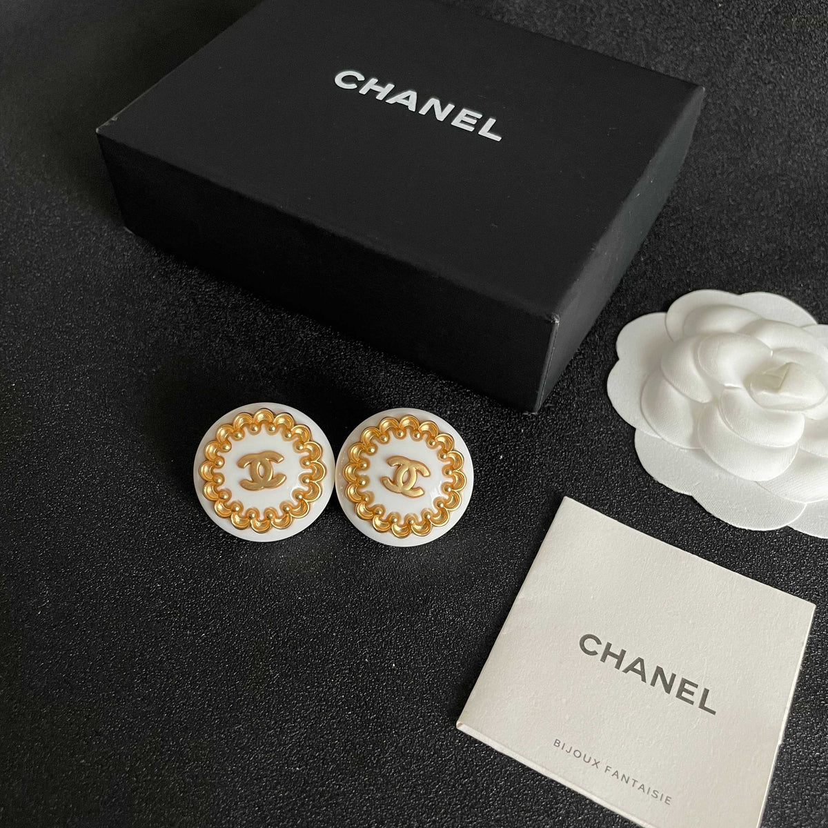 Chanel Interlocking C Stud Earrings - album image 5