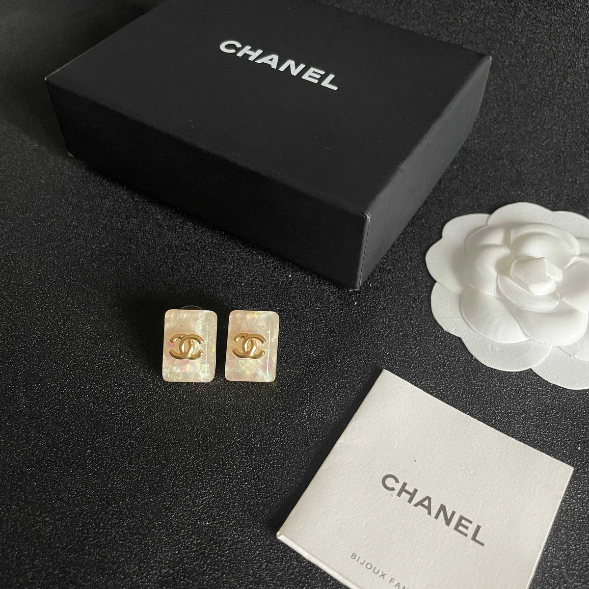 Chanel Interlocking C Stud Earrings - album image 5