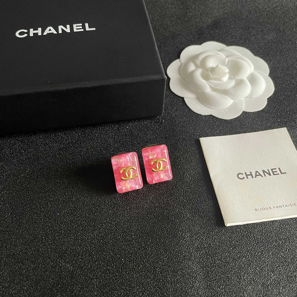 Chanel Interlocking C Stud Earrings - album image 6