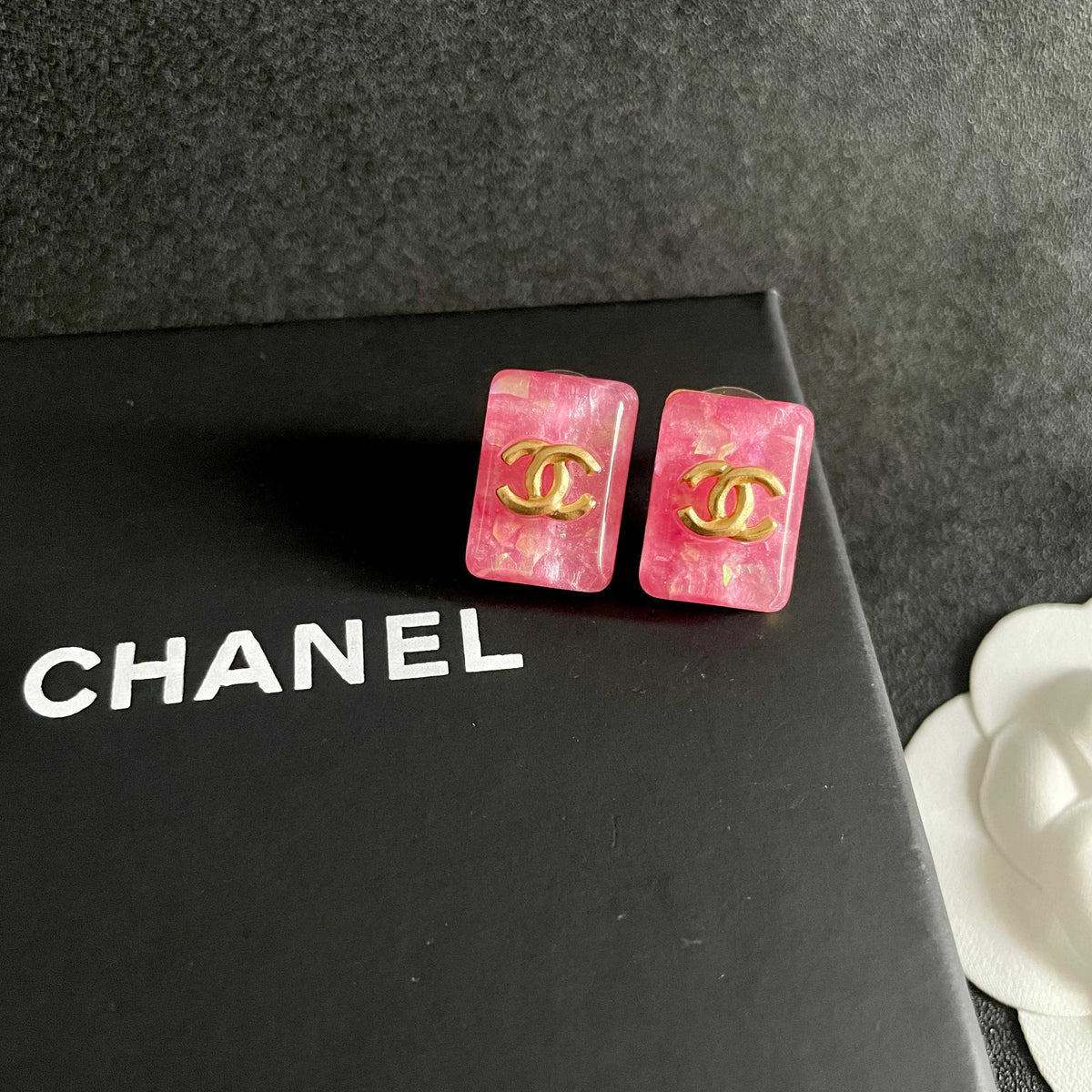 Chanel Interlocking C Stud Earrings - album image 9