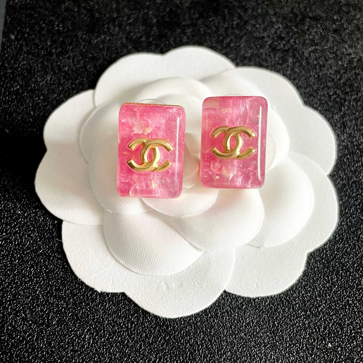 Chanel Interlocking C Stud Earrings - album image 8
