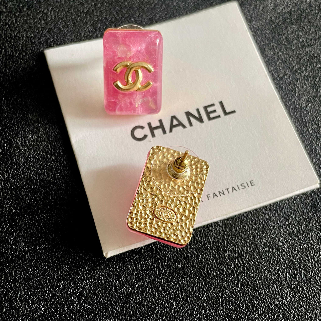 Chanel Interlocking C Stud Earrings - album image 7