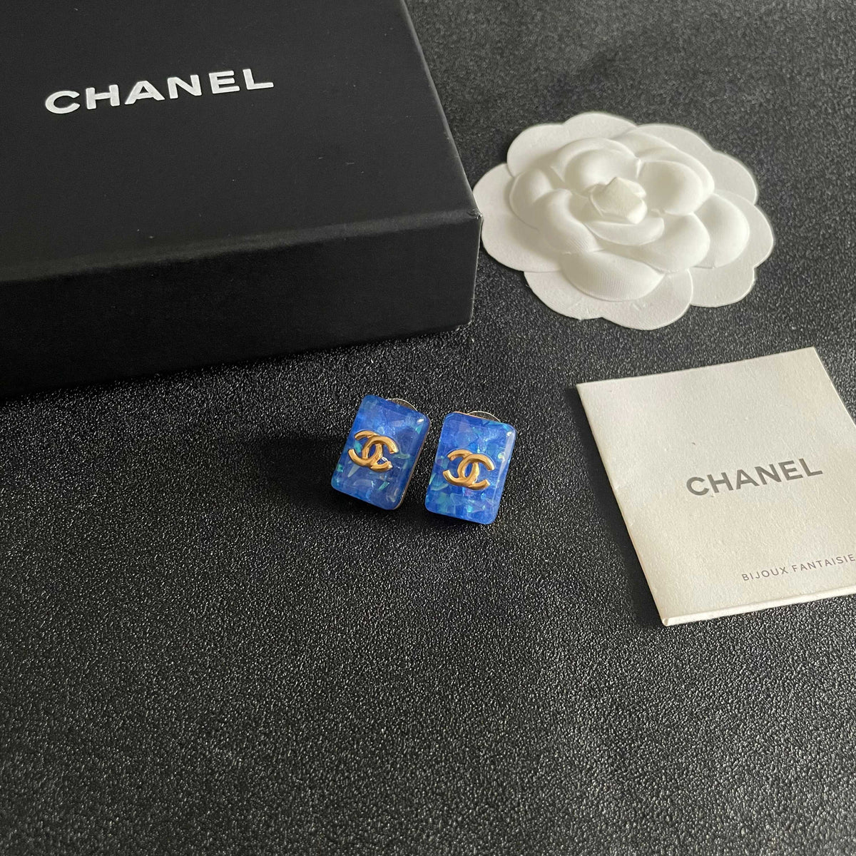 Chanel Interlocking C Stud Earrings - album image 6