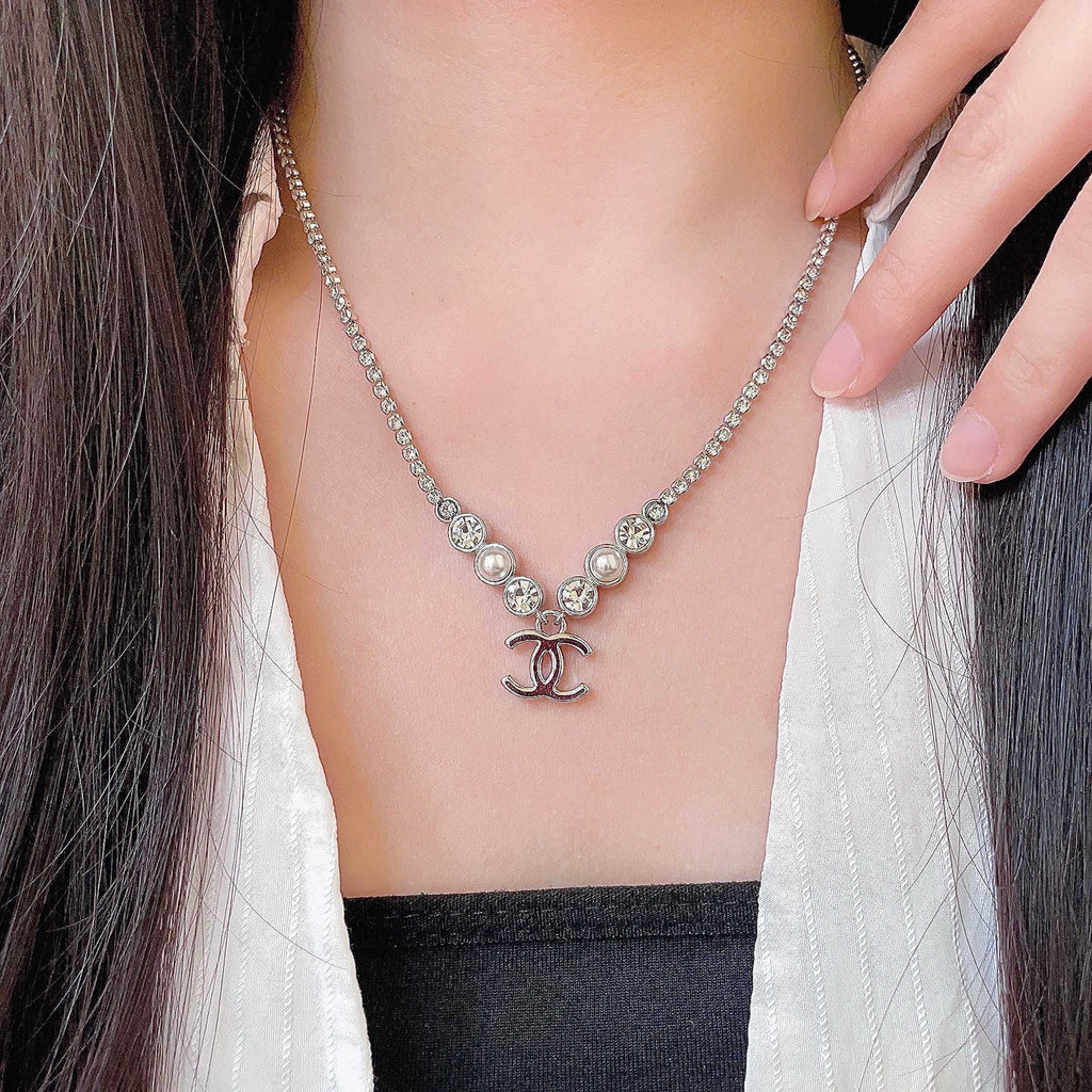 Chanel Interlocking C Pearl Necklace - album image 1