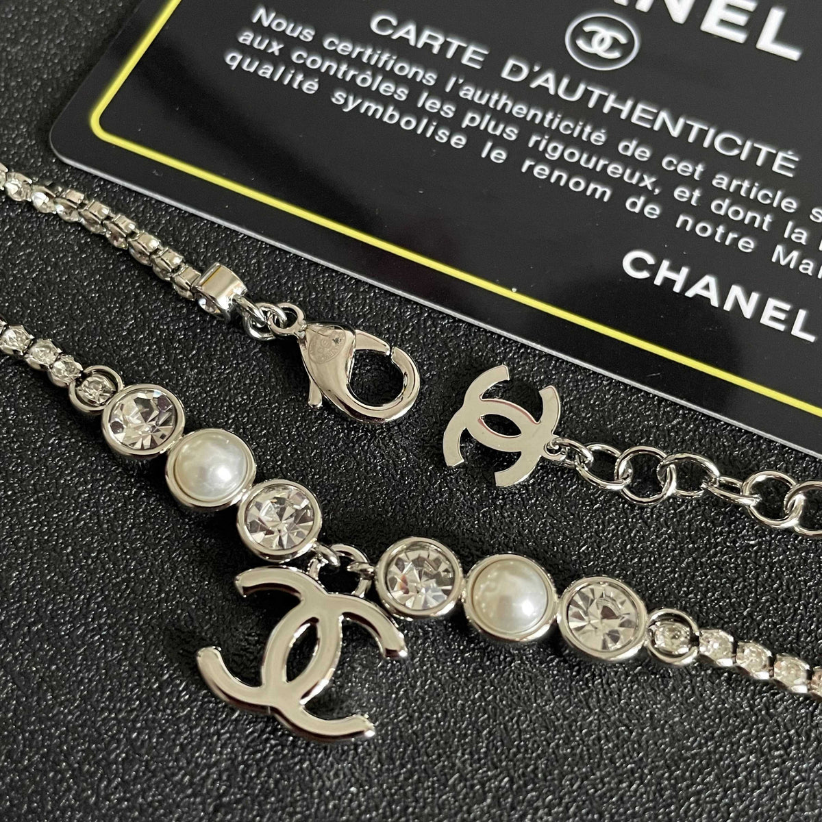 Chanel Interlocking C Pearl Necklace - album image 7
