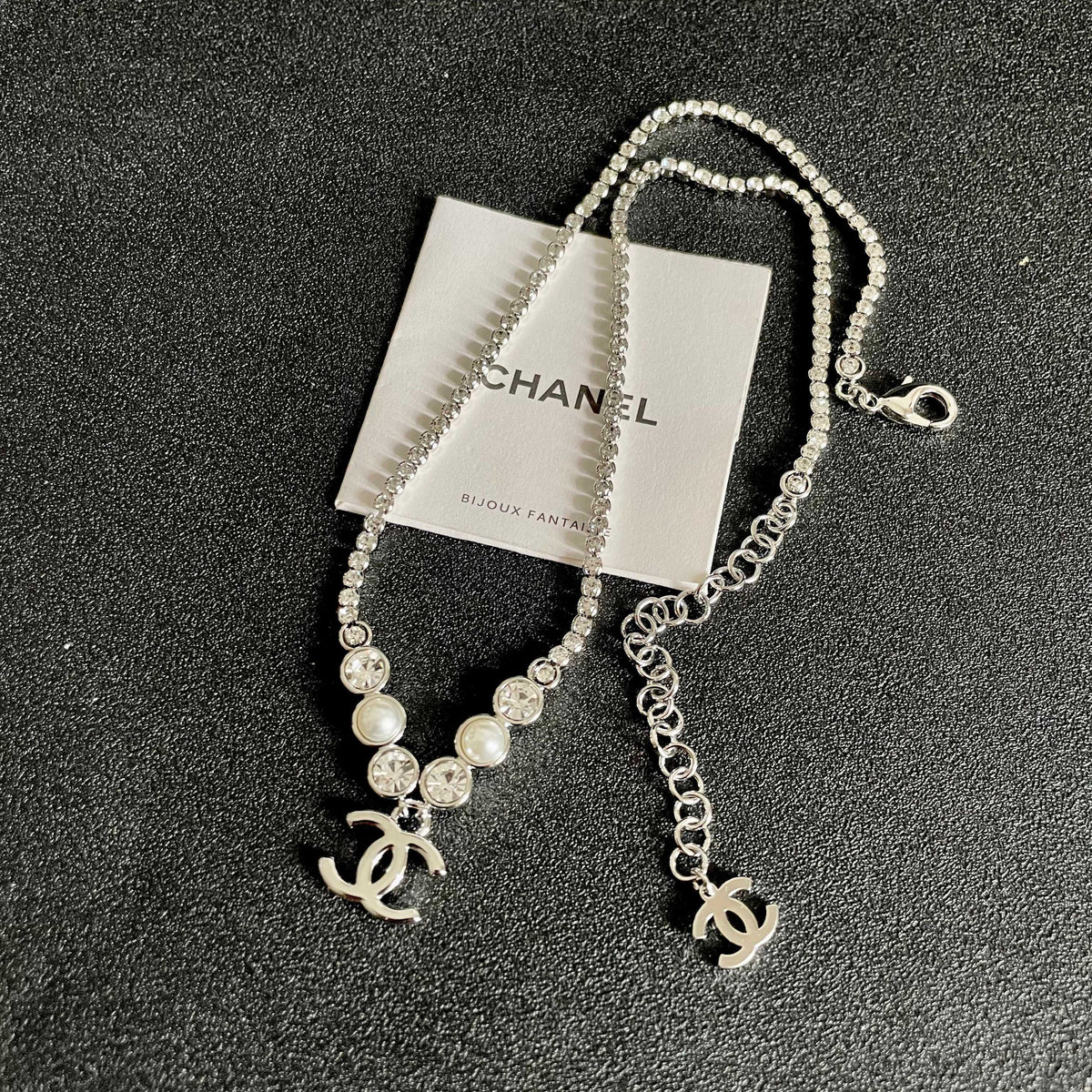 Chanel Interlocking C Pearl Necklace - album image 9