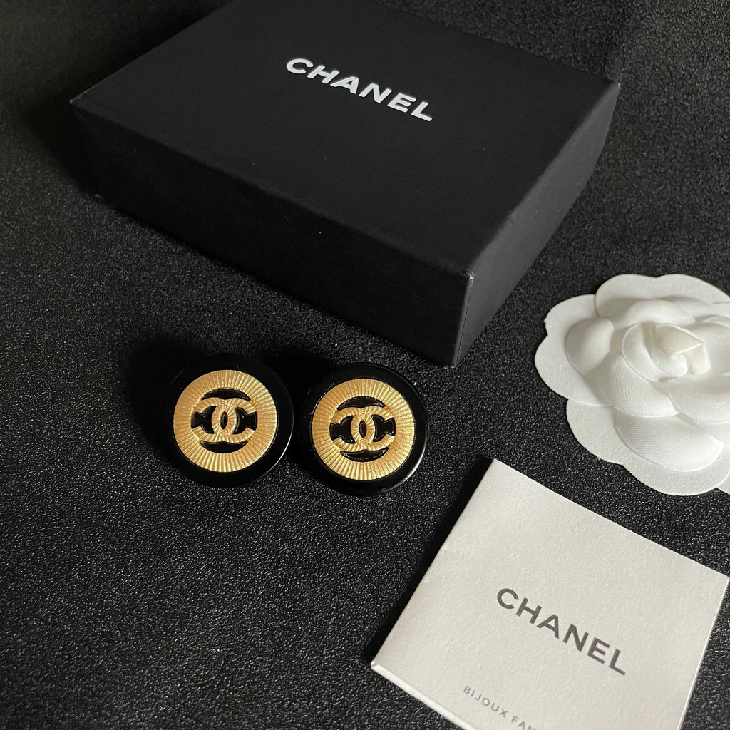 Chanel Interlocking C Stud Earrings - album image 5