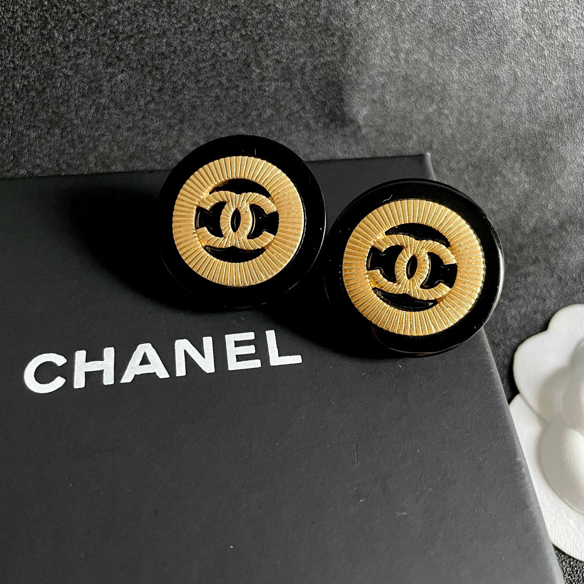 Chanel Interlocking C Stud Earrings - album image 9