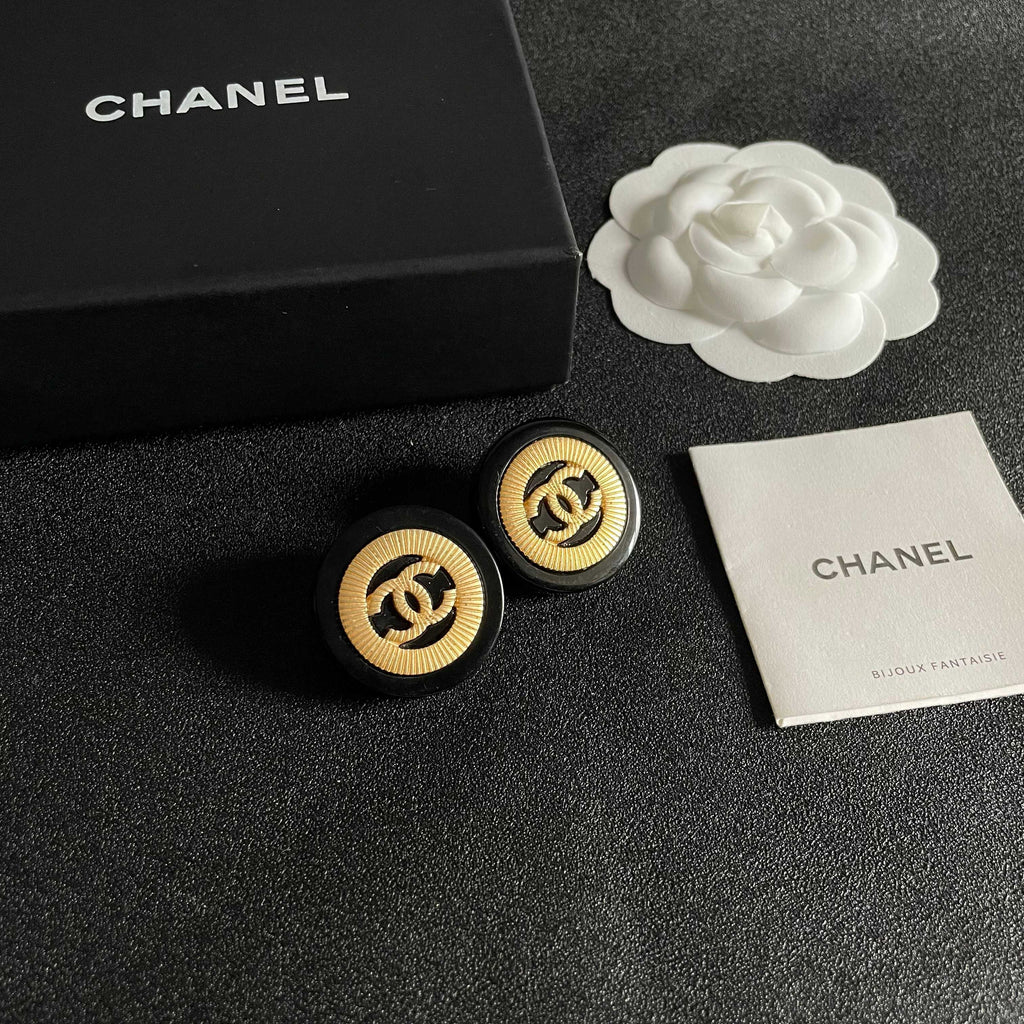 Chanel Interlocking C Stud Earrings - album image 6