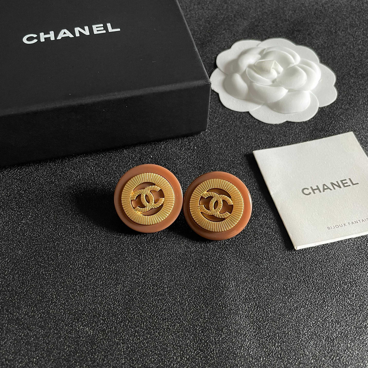 Chanel Interlocking C Stud Earrings - album image 6