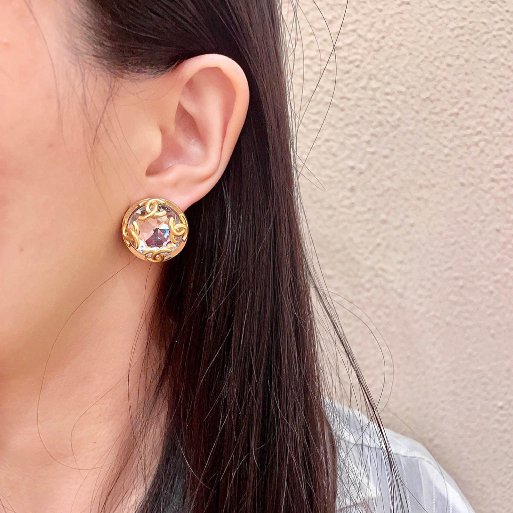 Chanel Interlocking C Stud Earrings - album image 3