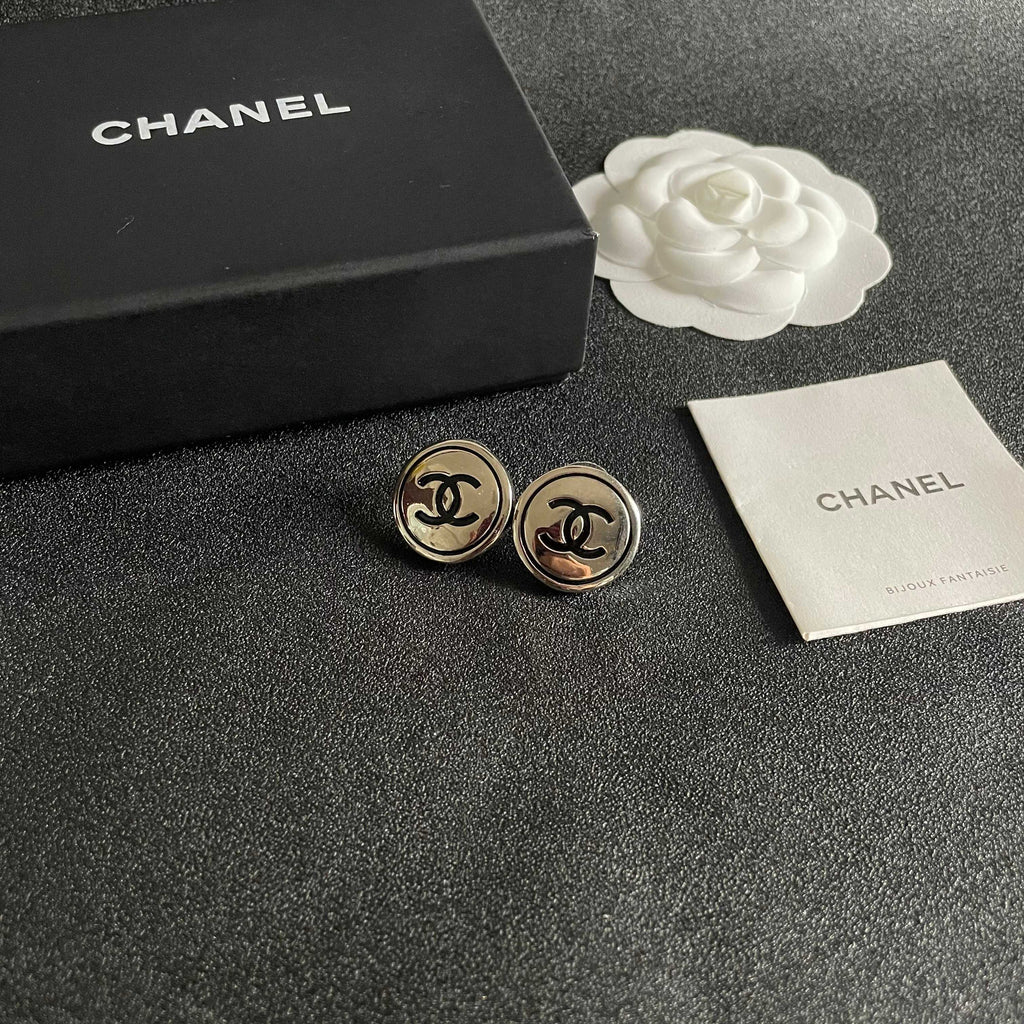 Chanel Interlocking C Stud Earrings - album image 6
