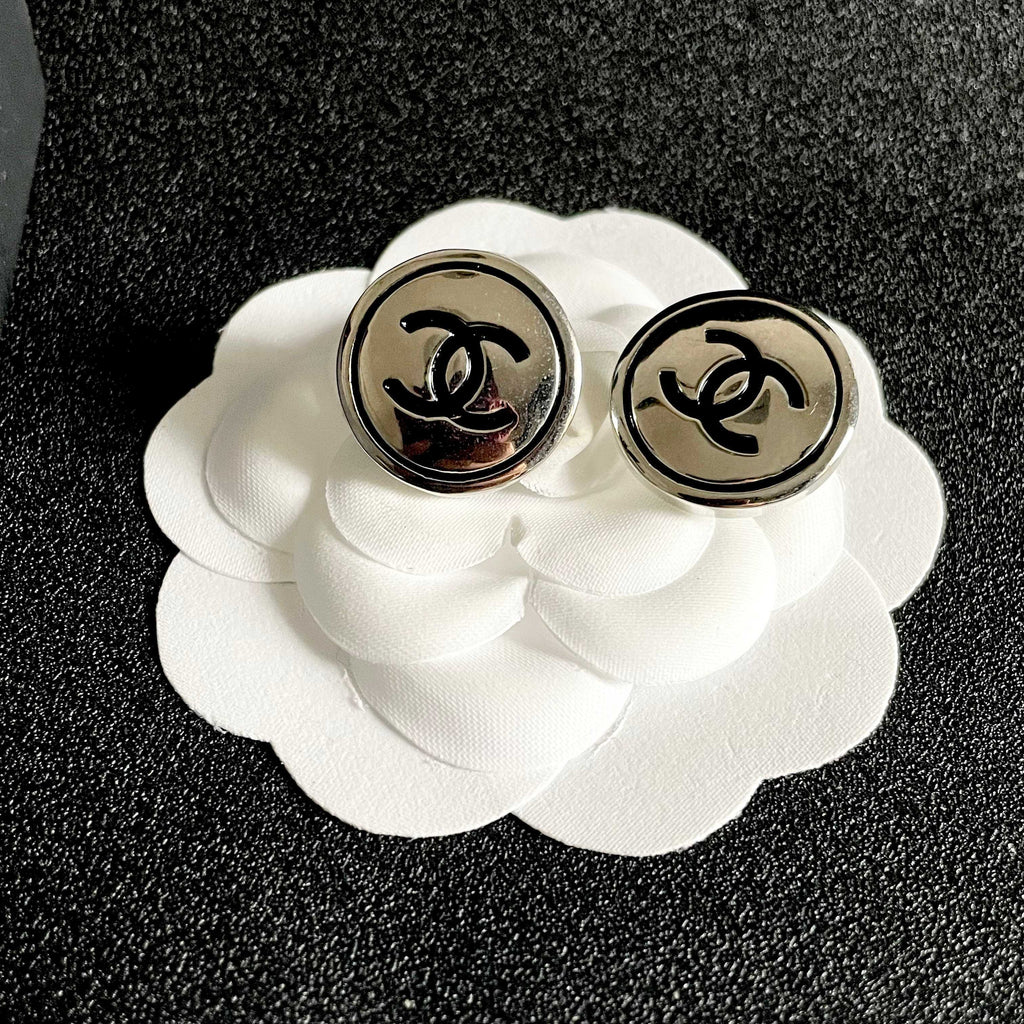 Chanel Interlocking C Stud Earrings - album image 8