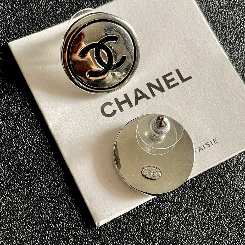 Chanel Interlocking C Stud Earrings - album image 7