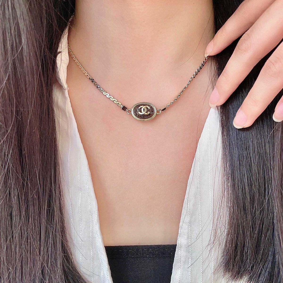 Chanel Interlocking C Necklace - album image 1