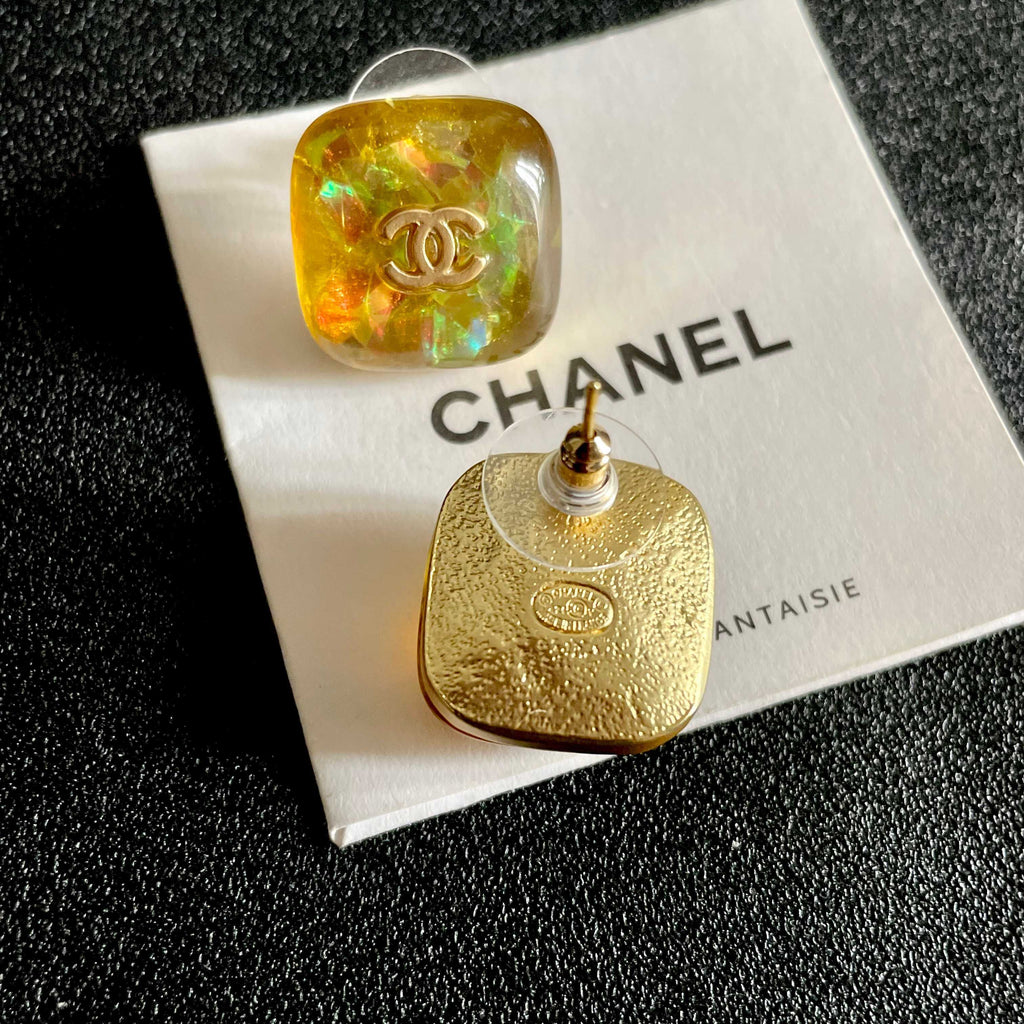 Chanel Interlocking C Stud Earrings - album image 7