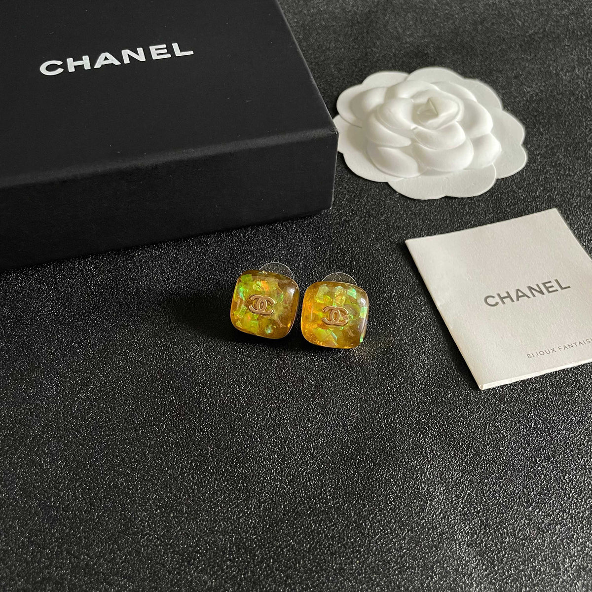 Chanel Interlocking C Stud Earrings - album image 6