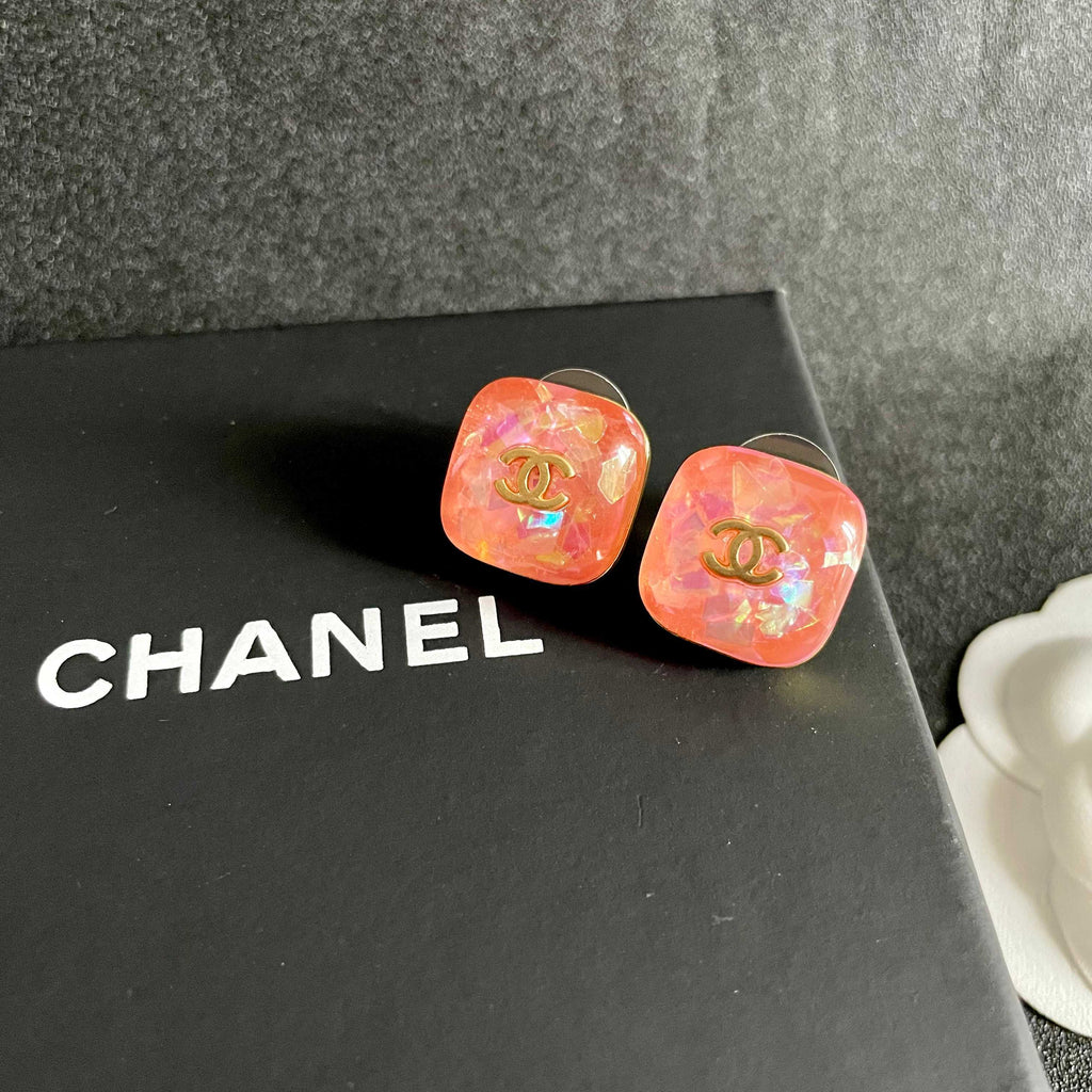 Chanel Interlocking C Stud Earrings - album image 9
