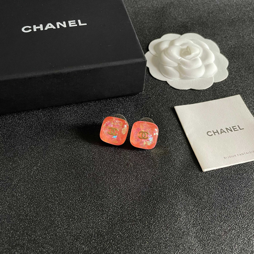 Chanel Interlocking C Stud Earrings - album image 6