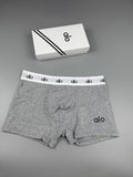 ALO Men's Heather Boxer Briefs with Logo Waistband - 3-Pack - image 1