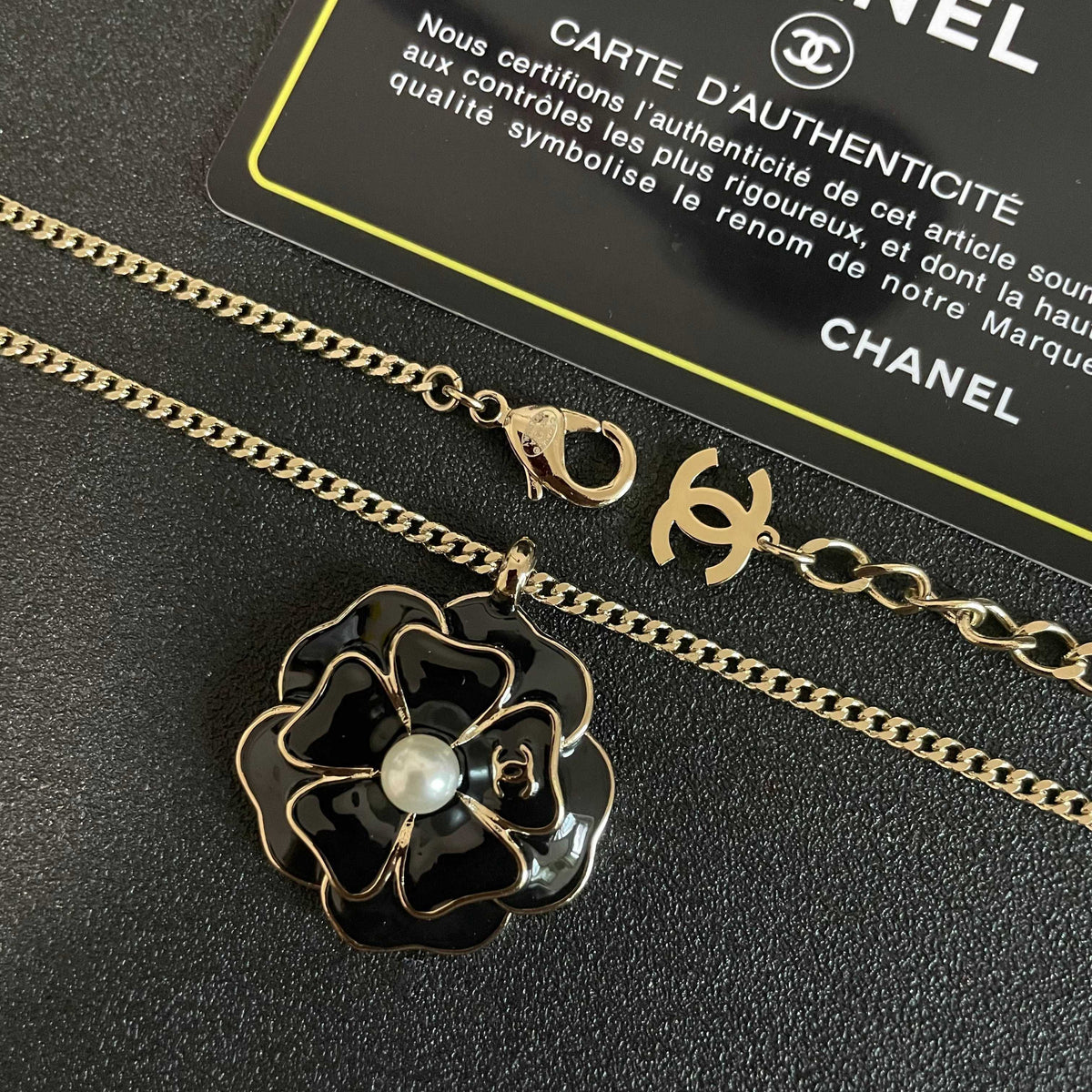 Chanel Interlocking C Camellia Necklace - album image 7