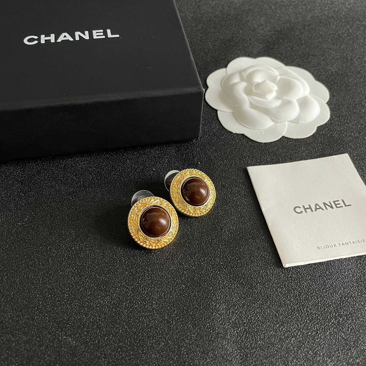 Chanel Interlocking C Stud Earrings - album image 6