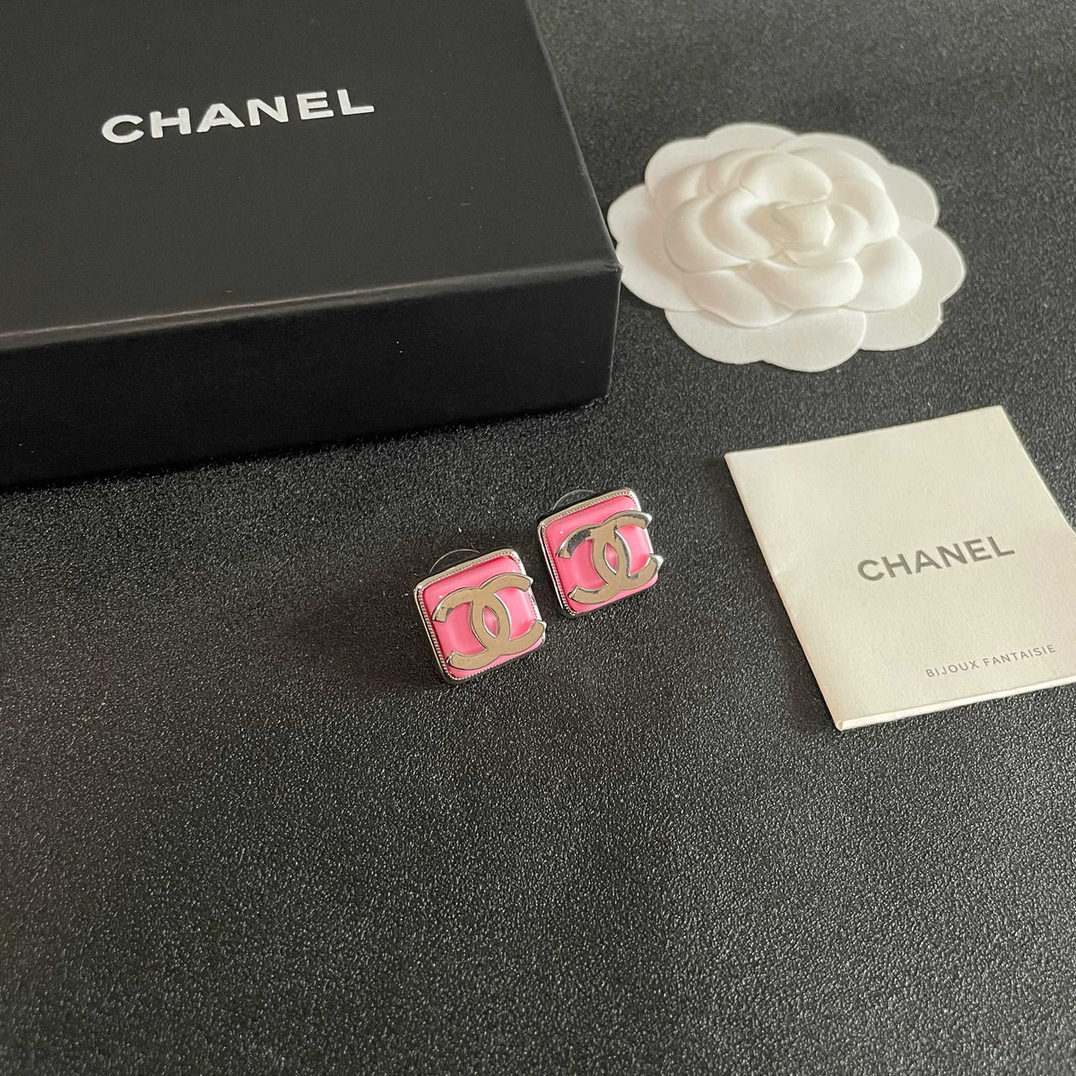 Chanel Interlocking C Stud Earrings - album image 6