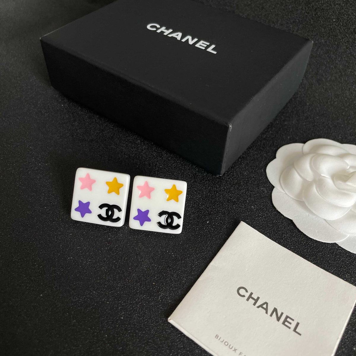 Chanel Interlocking C Star Stud Earrings - album image 5