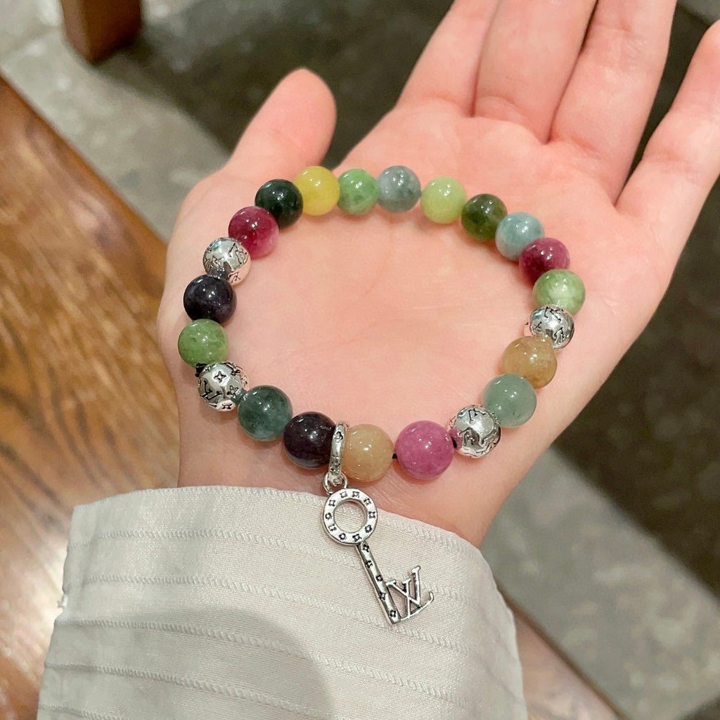 Louis Vuitton Mother-of-Pearl Pearl Monogram LV Letter Bracelet - album image 4