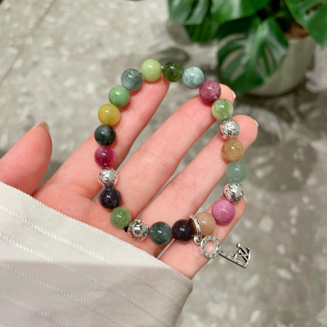 Louis Vuitton Mother-of-Pearl Pearl Monogram LV Letter Bracelet - album image 3