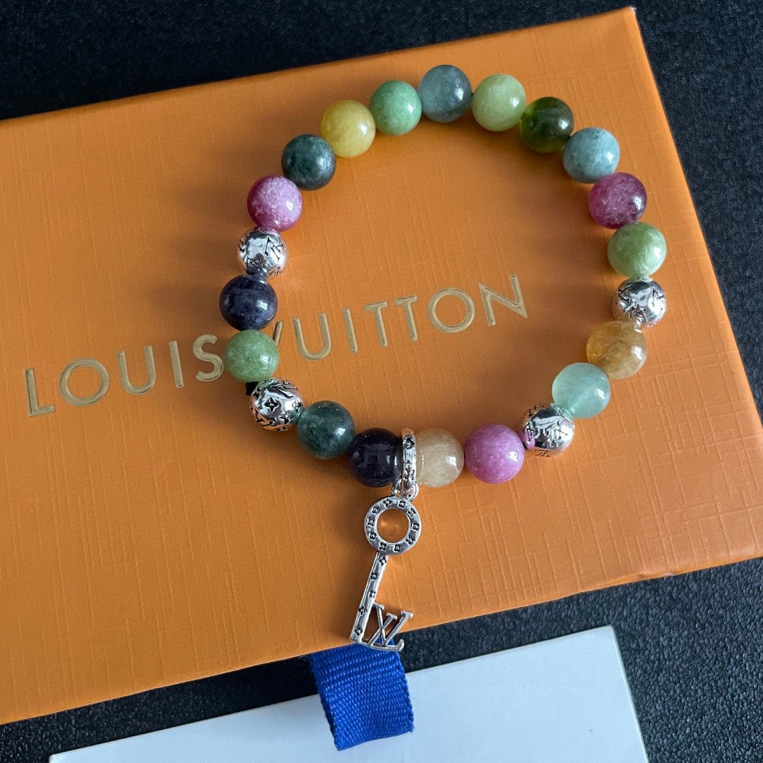 Louis Vuitton Mother-of-Pearl Pearl Monogram LV Letter Bracelet - album image 9