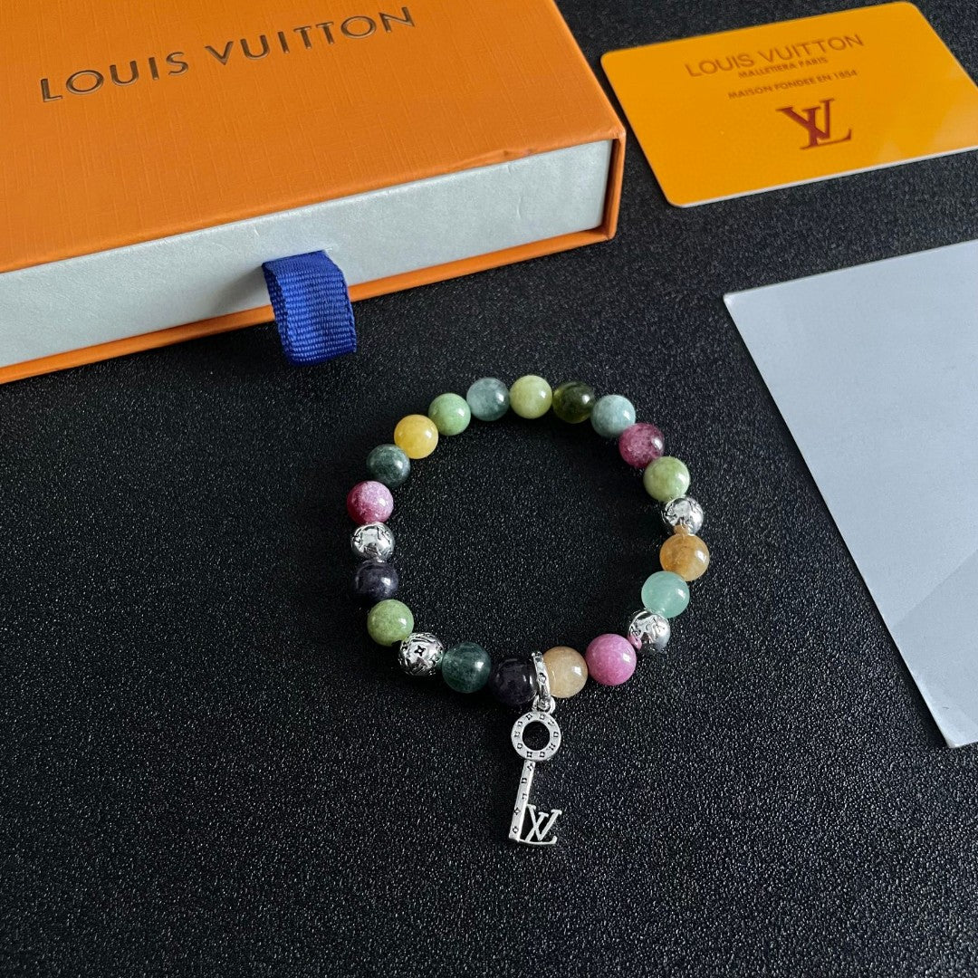 Louis Vuitton Mother-of-Pearl Pearl Monogram LV Letter Bracelet - album image 6