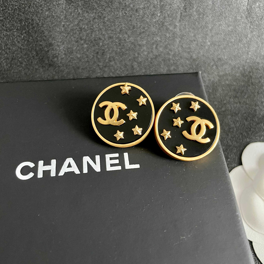 Chanel Interlocking C Star Stud Earrings - album image 9