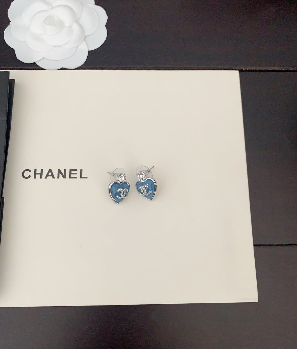 Chanel Heart Stud Earrings - album image 6