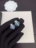 Chanel Heart Stud Earrings - album image 1