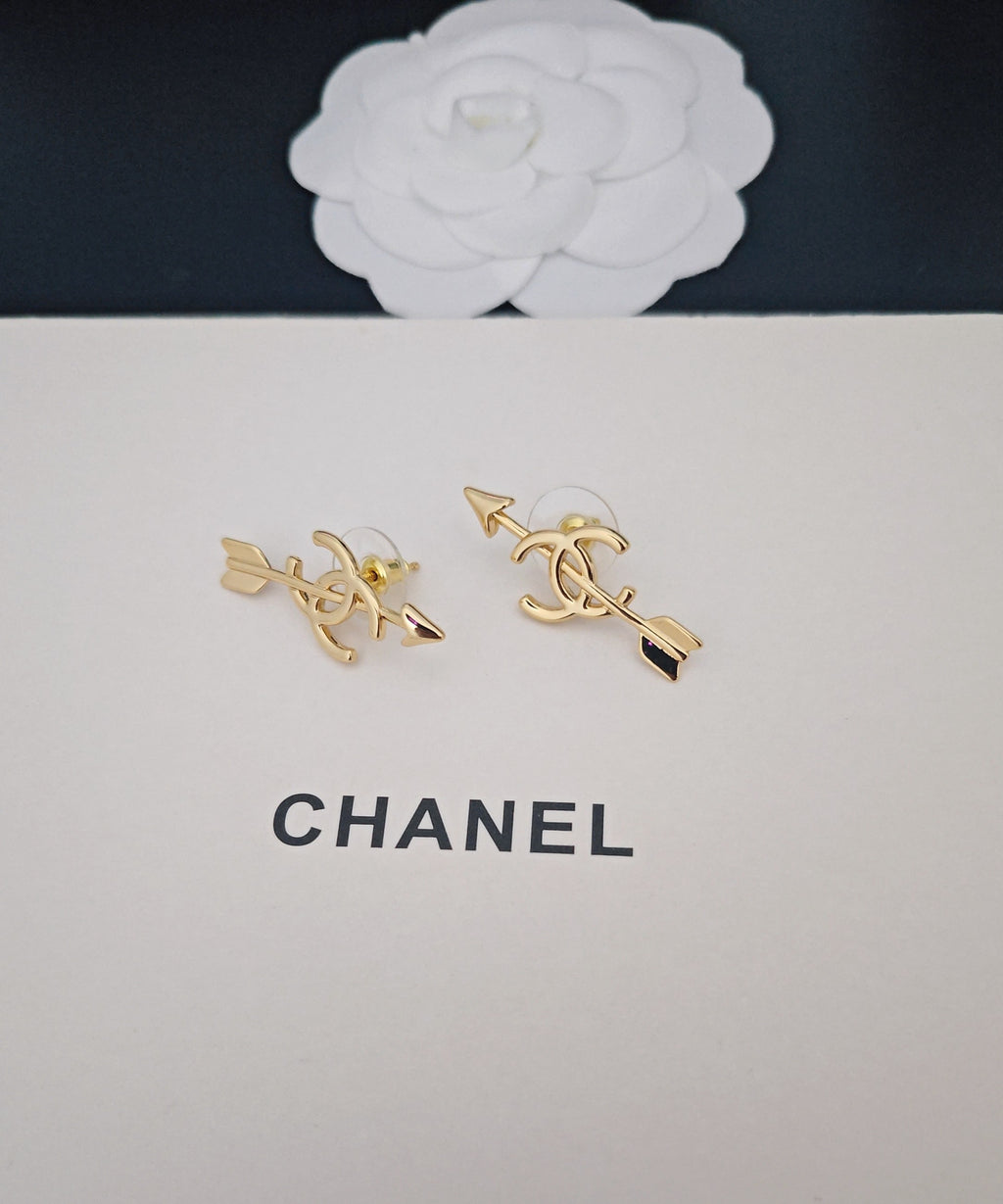 Chanel Arrow Stud Earrings - album image 4